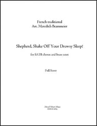Shepherd, Shake Off Your Drowsy Sleep! for SATB chorus and brass octet Instrumental Parts choral sheet music cover Thumbnail